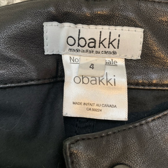 Rare Obakki Leather Moto Pants - BRAND NEW - Picture 3 of 8